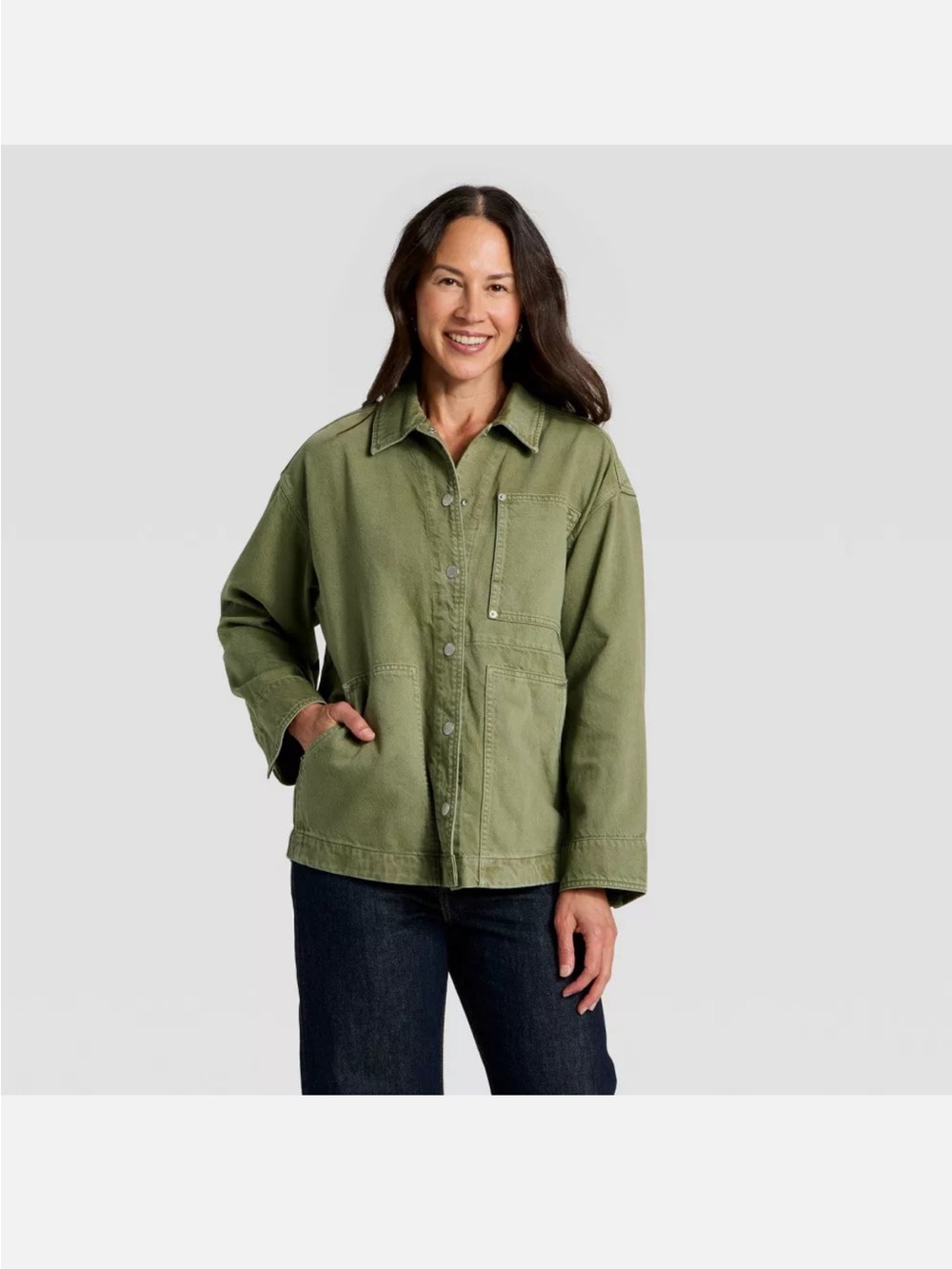 Women's Relaxed Barn Denim Coat - Universal
Thread™ Green new 🆕